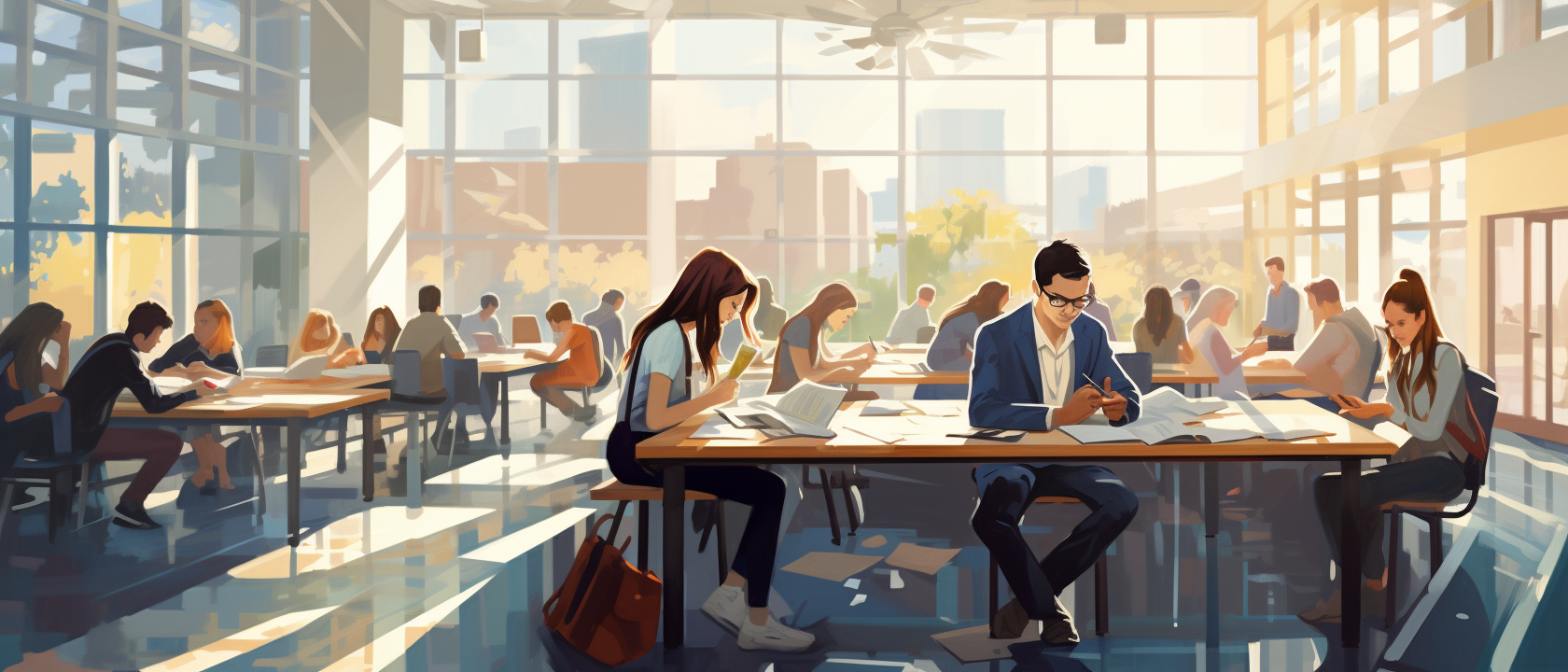 students making the most of the time at university