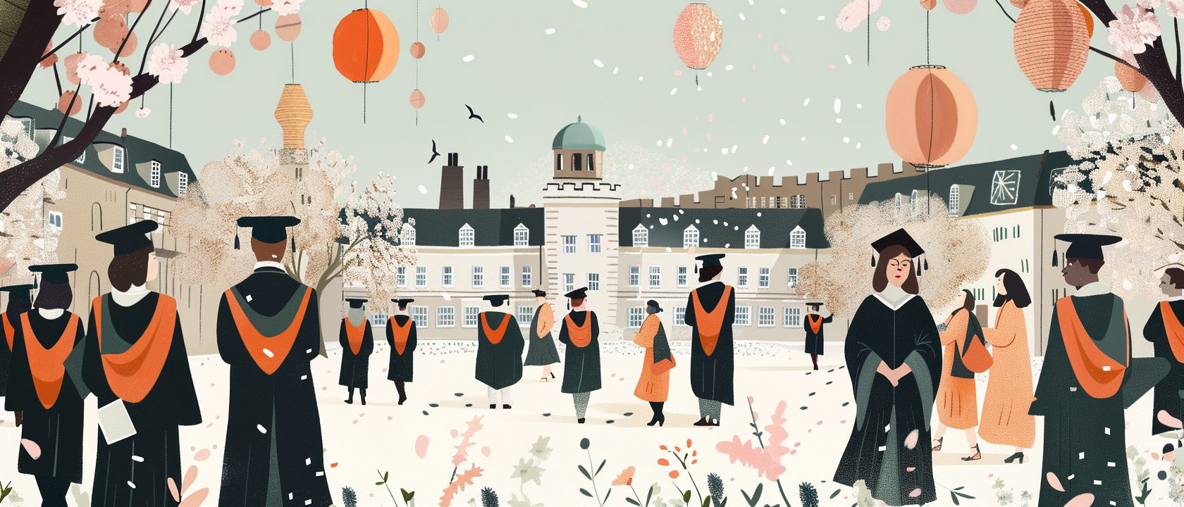 student graduating university degree